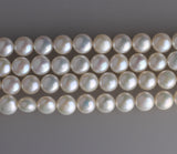 Two Hold Button Freshwater Pearl Strand 9.5-10mm