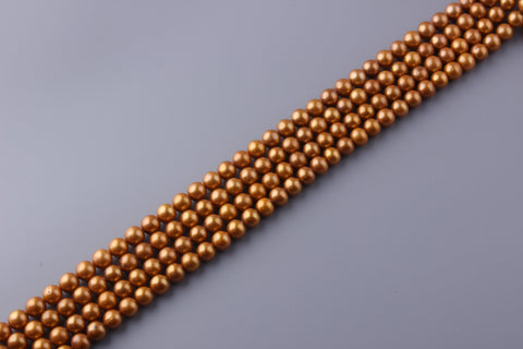 Round Shape Dyed Color Freshwater Pearl 10-10.5mm (SKU: 941208 / 1006279)