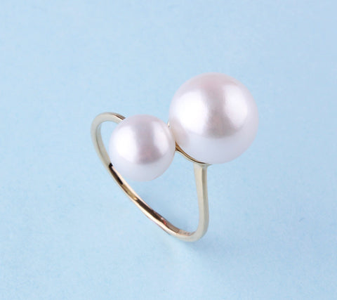 14K Yellow Gold with Freshwater Pearl