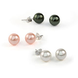 Sterling Silver 10-11mm Freshwater Pearl Stud - Wing Wo Hing Jewelry Group - Pearl Jewelry Manufacturer - 2
