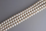 Two Hold Button Freshwater Pearl Strand 10-10.5mm