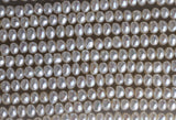 Center drilled Freshwater Pearl Strand 7-7.5mm