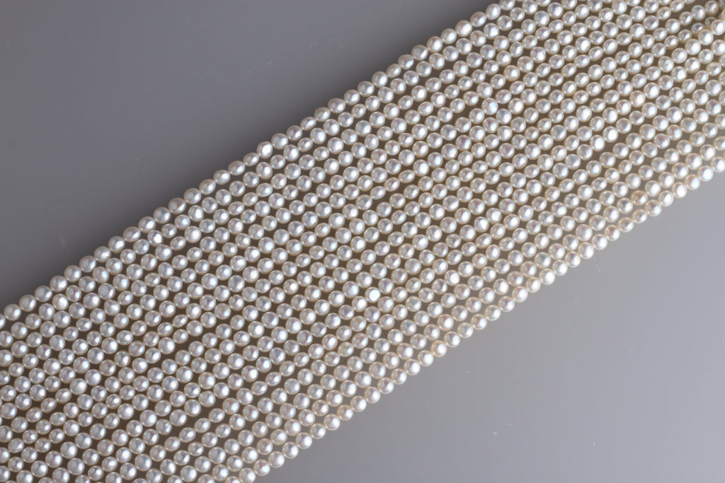 Double Shining Freshwater Pearl Strand 5-5.5mm