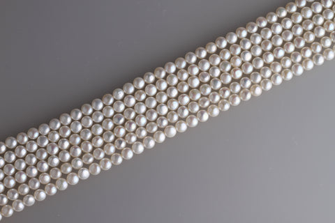 Double Shining Freshwater Pearl Strand 6.5-7mm