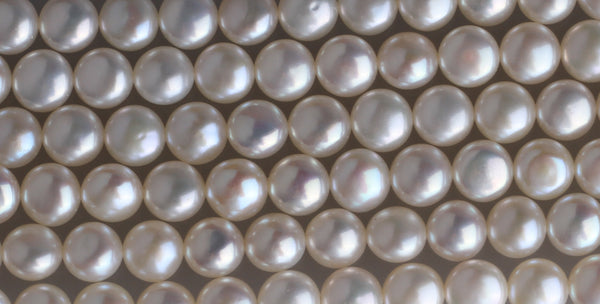 Double Shining Freshwater Pearl Strand 6.5-7mm