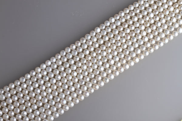 Double Shining Freshwater Pearl Strand 8-8.5mm