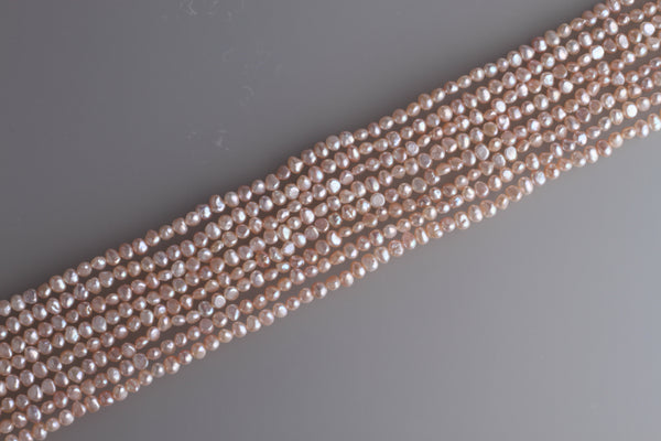 Irregular Shape Freshwater Pearl Strand 4-4.5mm (Natural colour)