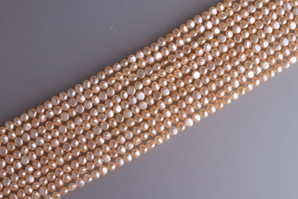 Irregular Shape Freshwater Pearl Strand 5.5-6mm (Natural colour)