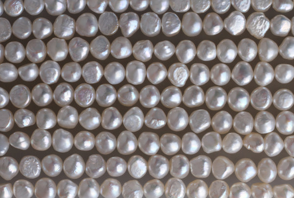 Irregular Shape Freshwater Pearl Strand 8-8.5mm