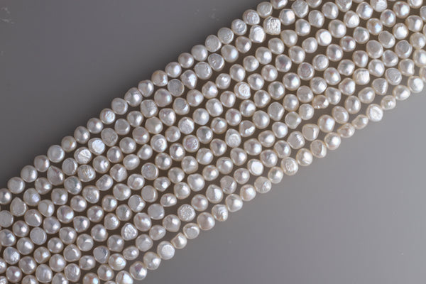 Irregular Shape Freshwater Pearl Strand 8-8.5mm