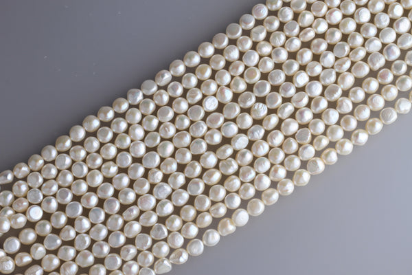 Irregular Shape Freshwater Pearl Strand 9-9.5mm