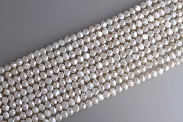 Irregular Shape Freshwater Pearl Strand 9-9.5mm