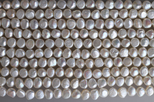Irregular Shape Freshwater Pearl Strand 9-9.5mm
