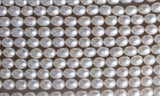 Oval Shape Freshwater Pearl Strand 9-9.5mm