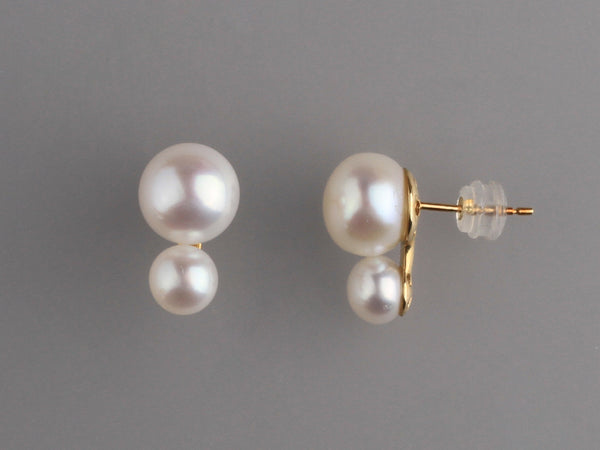 14K Yellow Gold with Freshwater Pearl