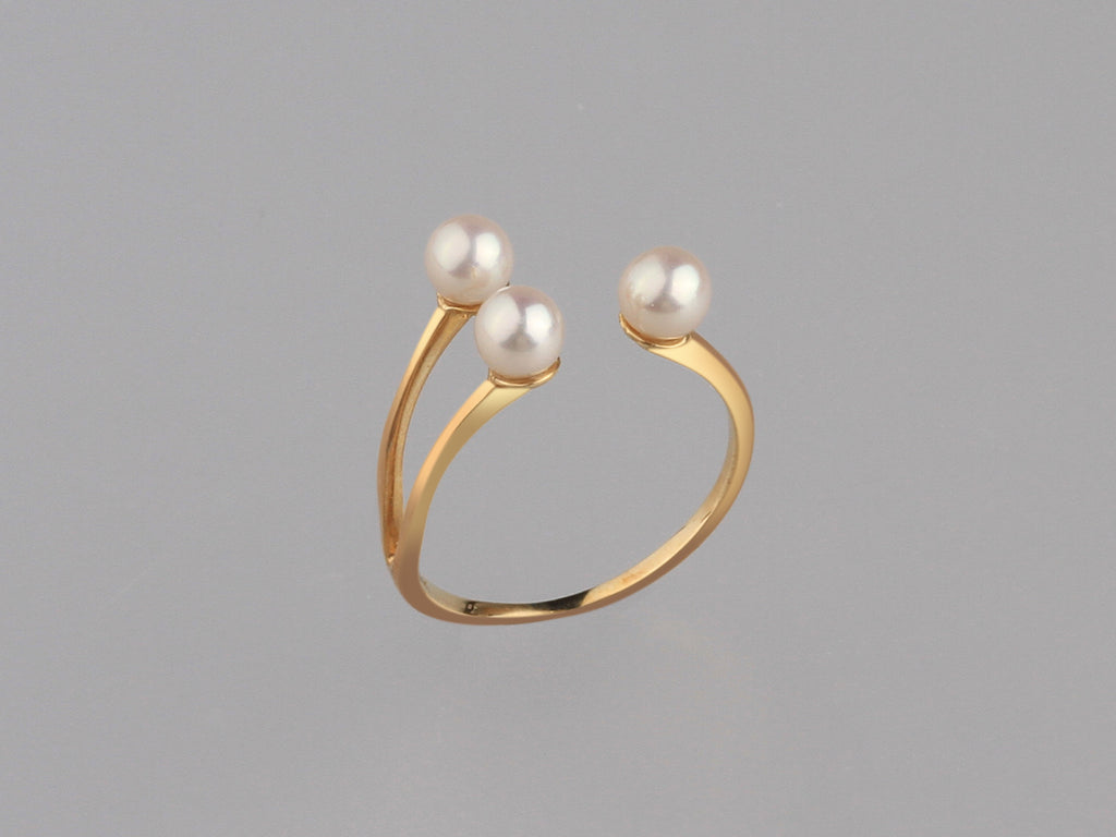 14K Yellow Gold Freshwater Pearl Ring