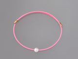 STERLING SILVER ADJUSTABLE COLOR THREAD BRACELET(PS240645B- )
