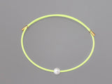 STERLING SILVER ADJUSTABLE COLOR THREAD BRACELET(PS240645B- )