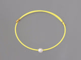 STERLING SILVER ADJUSTABLE COLOR THREAD BRACELET(PS240645B- )