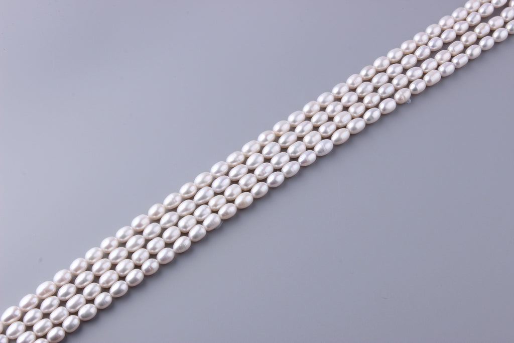 Oval Shape Freshwater Pearl 7.5-8mm (SKU: 910808 / 1002720) - Wing Wo Hing Jewelry Group - Pearl Jewelry Manufacturer