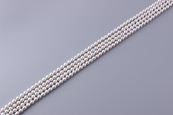 Oval Shape Freshwater Pearl 6-6.5mm (SKU: 911208 / 1002313) - Wing Wo Hing Jewelry Group - Pearl Jewelry Manufacturer