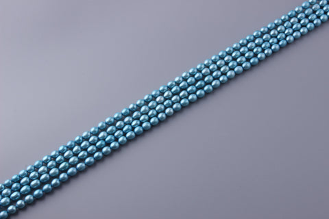 Oval Shape Dyed Color Freshwater Pearl 6.5-7mm (SKU: 911308 / 1003958)