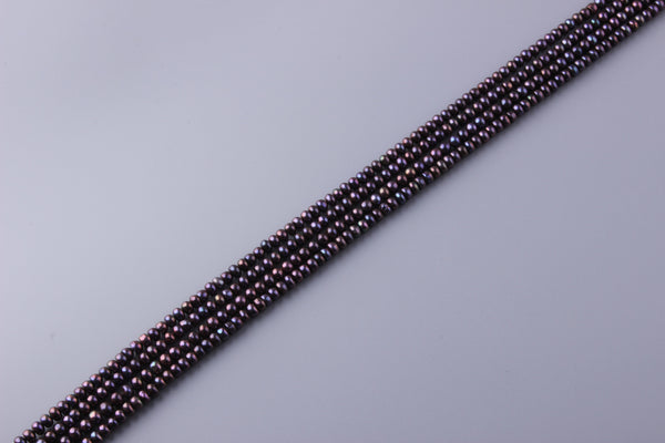 Button Shape Dyed Color Freshwater Pearl 5.5-6mm (SKU: 912608 / 1005059) - Wing Wo Hing Jewelry Group - Pearl Jewelry Manufacturer