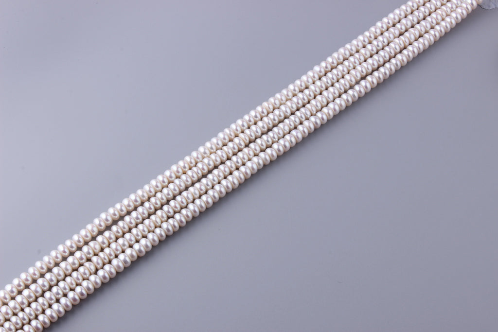 Roundel Shape Freshwater Pearl 7.5-8mm (SKU: 912708 ) - Wing Wo Hing Jewelry Group - Pearl Jewelry Manufacturer