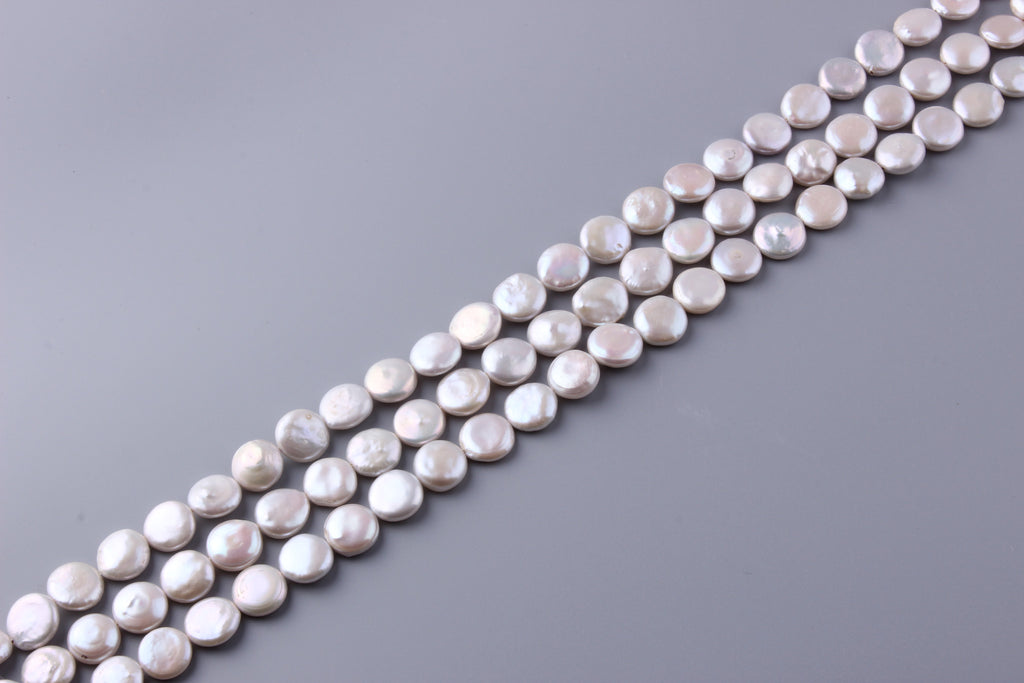 Coin Shape Freshwater Pearl 10.5-13mm (SKU: 913708 / 1004183) - Wing Wo Hing Jewelry Group - Pearl Jewelry Manufacturer