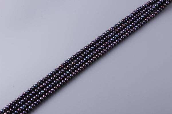 Button Shape Dyed Color Freshwater Pearl 7.5-8mm (SKU: 914708 / 1005266) - Wing Wo Hing Jewelry Group - Pearl Jewelry Manufacturer