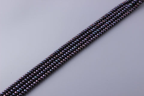 Button Shape Dyed Color Freshwater Pearl 7.5-8mm (SKU: 914708 / 1005266)