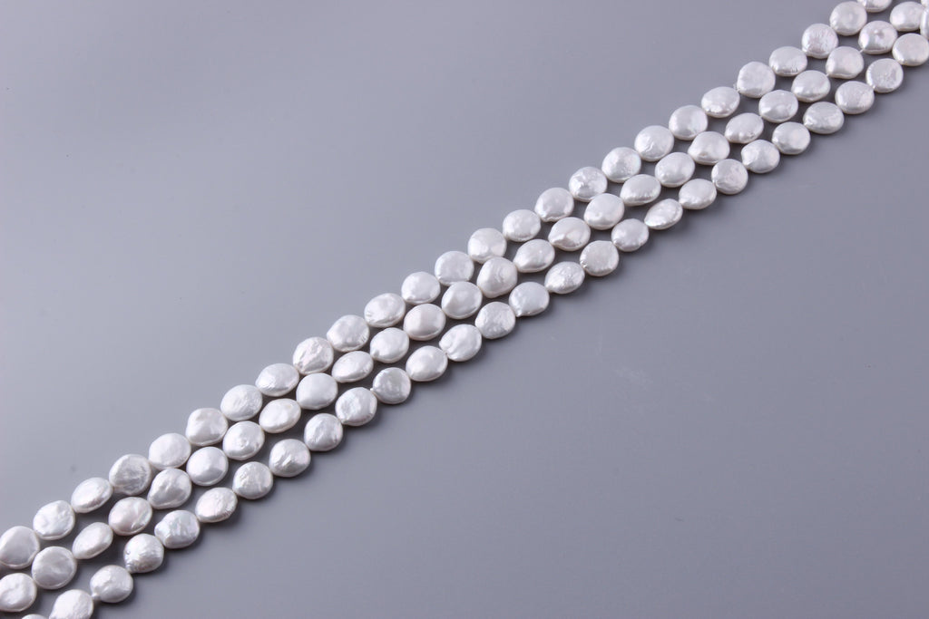 Coin Shape Freshwater Pearl 11-12mm (SKU: 916208 / 1004185) - Wing Wo Hing Jewelry Group - Pearl Jewelry Manufacturer