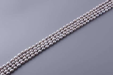 Oval Shape Dyed Color Freshwater Pearl 6.5-7mm (SKU: 916308 / 132150)