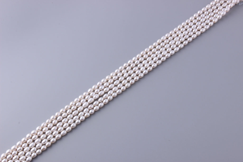 Oval Shape Freshwater Pearl 5-5.5mm (SKU: 917408 / 1002721) - Wing Wo Hing Jewelry Group - Pearl Jewelry Manufacturer