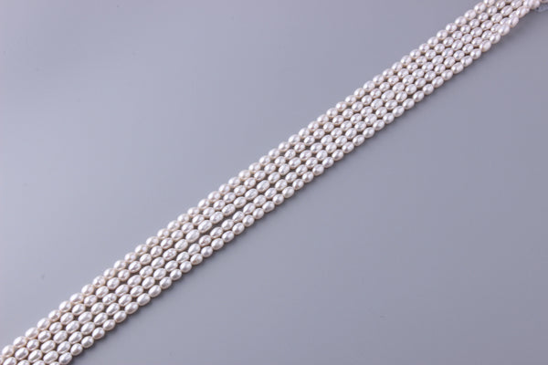 Oval Shape Freshwater Pearl 5-5.5mm (SKU: 917408 / 1002721) - Wing Wo Hing Jewelry Group - Pearl Jewelry Manufacturer