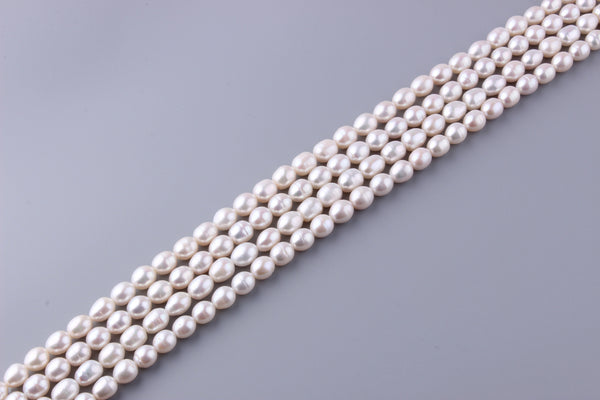 Oval Shape Freshwater Pearl 9.5-10.5mm (SKU: 926108 / 1002225) - Wing Wo Hing Jewelry Group - Pearl Jewelry Manufacturer