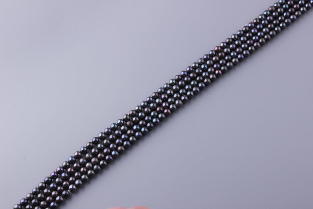 Round Shape Dyed Color Freshwater Pearl 6.5-7mm (SKU: 926408 / 1006170) - Wing Wo Hing Jewelry Group - Pearl Jewelry Manufacturer