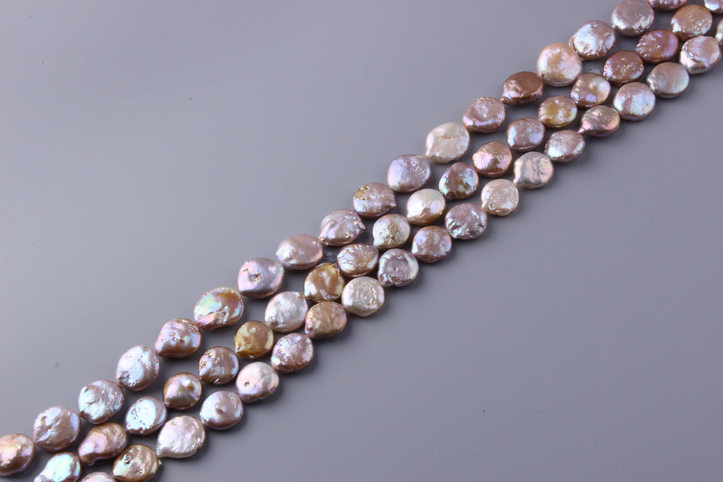 Coin Shape Freshwater Pearl 15-17mm (SKU: 927208 / 1004578) - Wing Wo Hing Jewelry Group - Pearl Jewelry Manufacturer