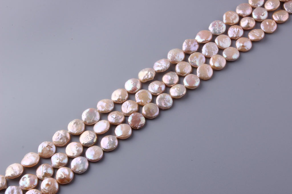 Coin Shape Freshwater Pearl 15.5-17mm (SKU: 932408 / 1004580) - Wing Wo Hing Jewelry Group - Pearl Jewelry Manufacturer