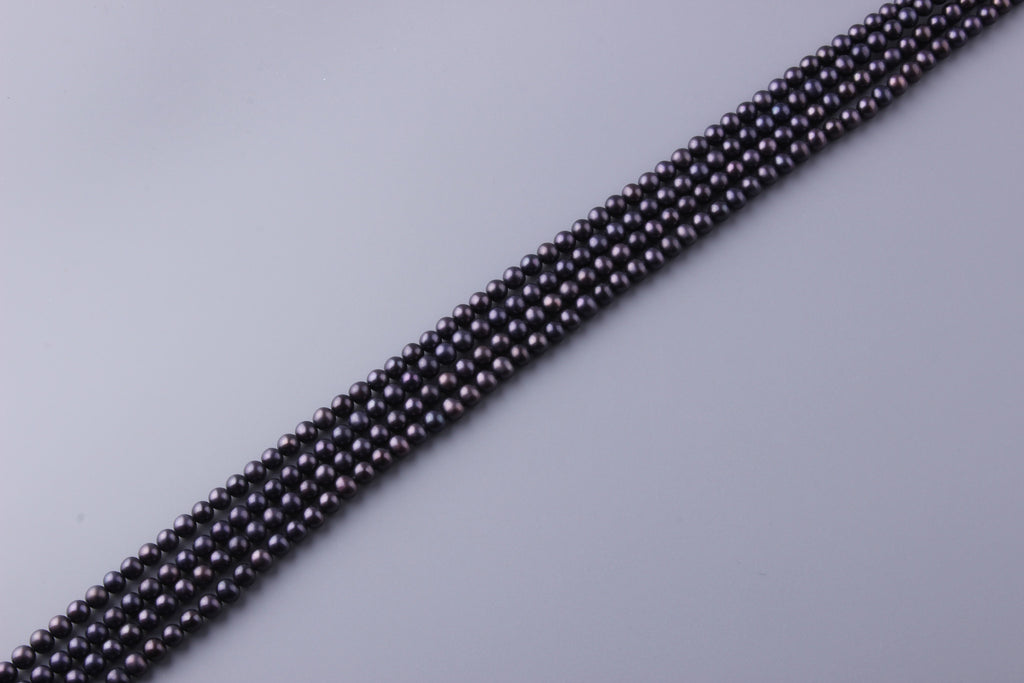 Round Shape Dyed Color Freshwater Pearl 6-6.5mm (SKU: 932408 / 151280) - Wing Wo Hing Jewelry Group - Pearl Jewelry Manufacturer