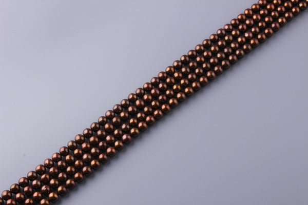 Round Shape Dyed Color Freshwater Pearl 9-9.5mm (SKU: 937108 / 1006257) - Wing Wo Hing Jewelry Group - Pearl Jewelry Manufacturer