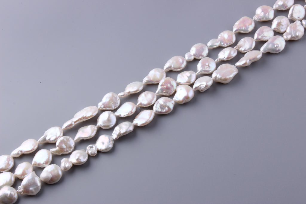 Coin Shape Freshwater Pearl 14-16mm (SKU: 943108 / 1003392) - Wing Wo Hing Jewelry Group - Pearl Jewelry Manufacturer