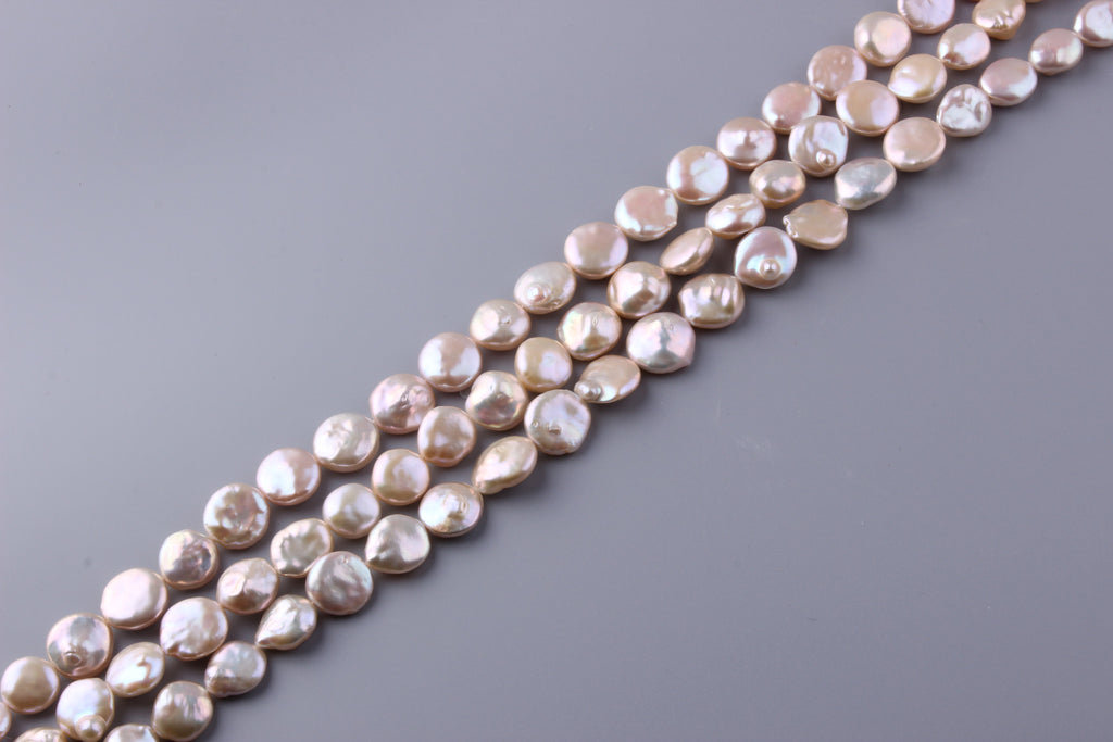 Coin Shape Freshwater Pearl 14-16mm (SKU: 943108 / 1004497) - Wing Wo Hing Jewelry Group - Pearl Jewelry Manufacturer