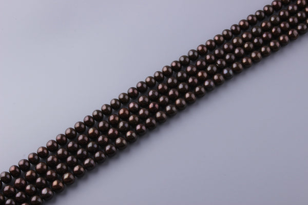 Round Shape Dyed Color Freshwater Pearl 6.5-7mm (SKU: 951308 / 1006287) - Wing Wo Hing Jewelry Group - Pearl Jewelry Manufacturer