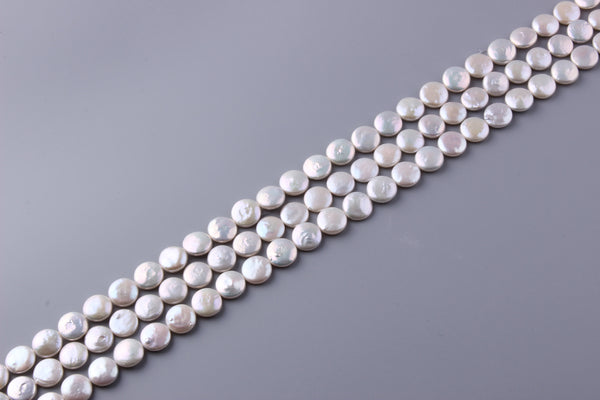 Coin Shape Freshwater Pearl 11-16mm (SKU: 964108 / 1003219) - Wing Wo Hing Jewelry Group - Pearl Jewelry Manufacturer