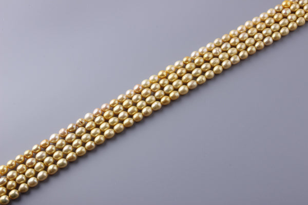 Oval Shape Dyed Color Freshwater Pearl 8-8.5mm (SKU: 97408 / 13460) - Wing Wo Hing Jewelry Group - Pearl Jewelry Manufacturer