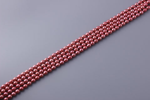 Oval Shape Dyed Color Freshwater Pearl 7-7.5mm (SKU: 97608 / 1003942)