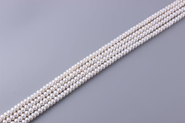 Roundel Shape Freshwater Pearl 7.5-8mm (SKU: 98108 / 1003088) - Wing Wo Hing Jewelry Group - Pearl Jewelry Manufacturer