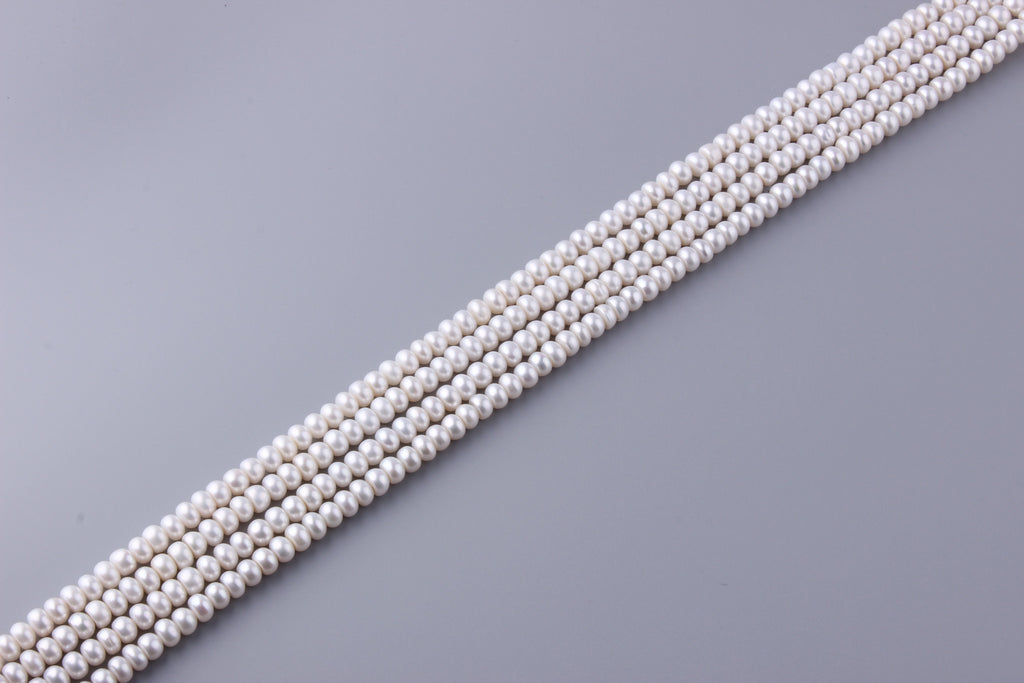 Roundel Shape Freshwater Pearl 7-7.5mm (SKU: 98608 / 1003039) - Wing Wo Hing Jewelry Group - Pearl Jewelry Manufacturer