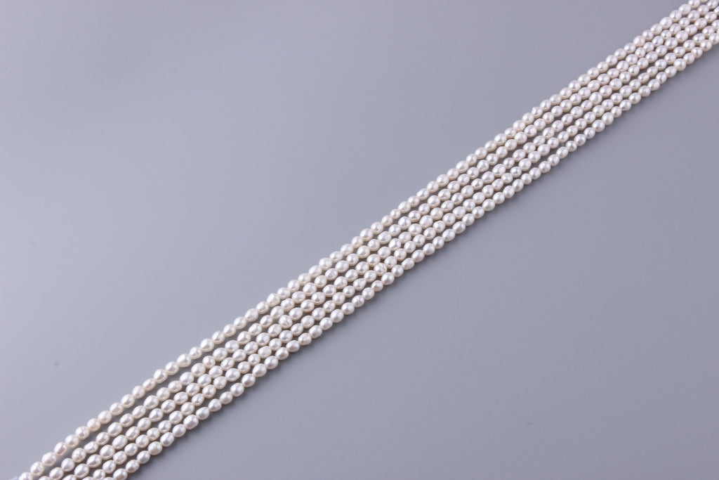 Oval Shape Freshwater Pearl 4.5-5mm (SKU: 99408 / 1002375) - Wing Wo Hing Jewelry Group - Pearl Jewelry Manufacturer
